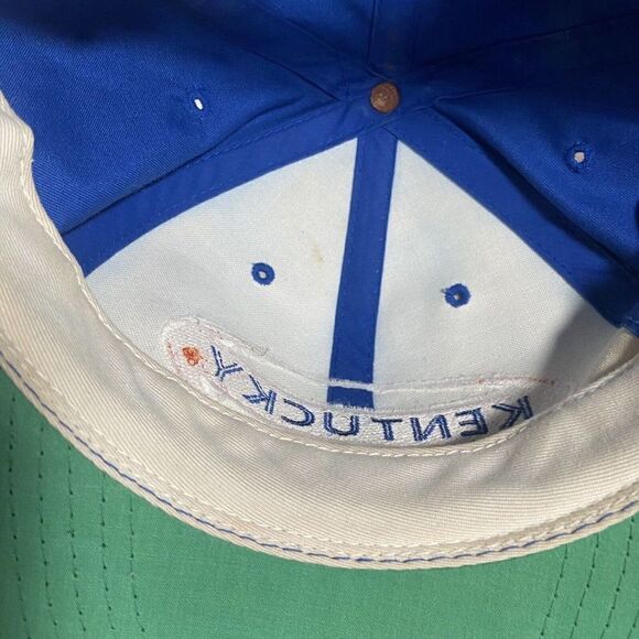 Vintage Kentucky Wildcats Hat Snapback College Basketball Blue Cap - Picture 6 of 8
